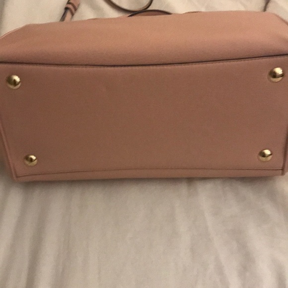 NWT Coach pebbled leather bnt satchel - peach rose - Picture 4 of 6